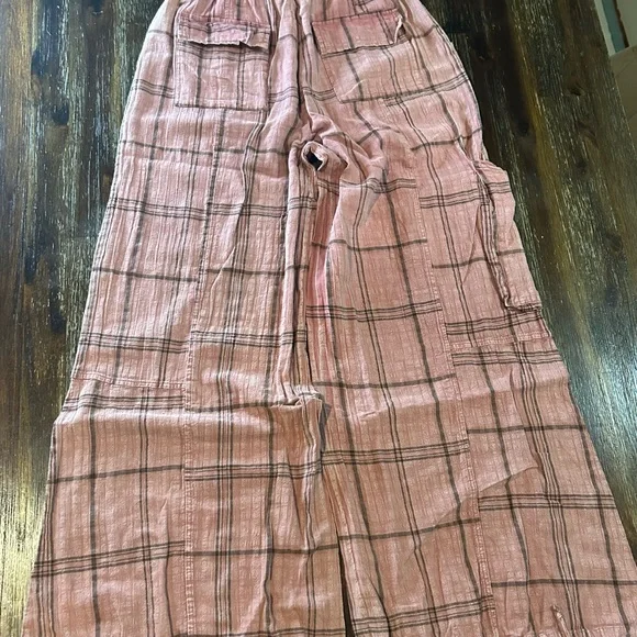 NWT Easel Plaid Happy Pants - Picture 7 of 9